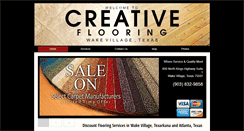 Desktop Screenshot of creativeflooringwakevillage.com